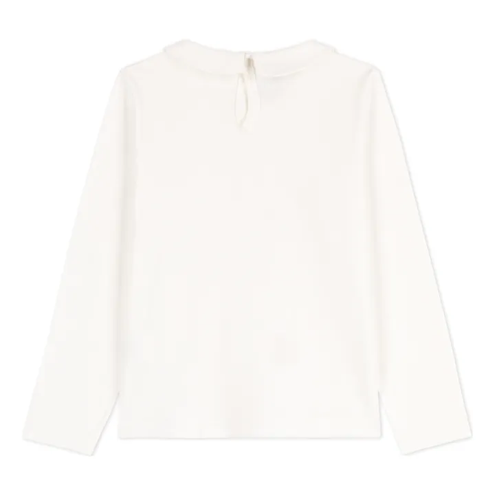 Petit Bateau T-shirt Col Claudine Coving | Blanc