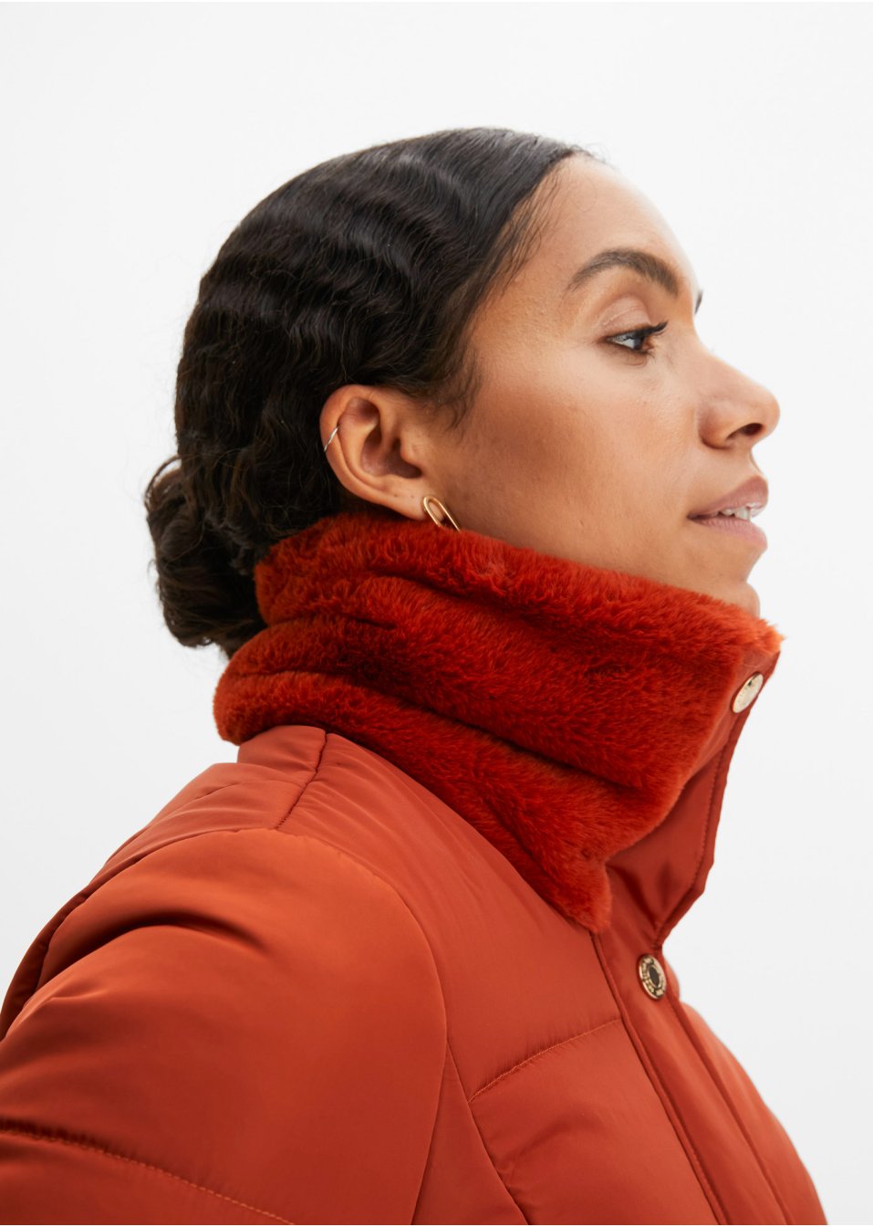 Veste matelassée avec application en synthétique