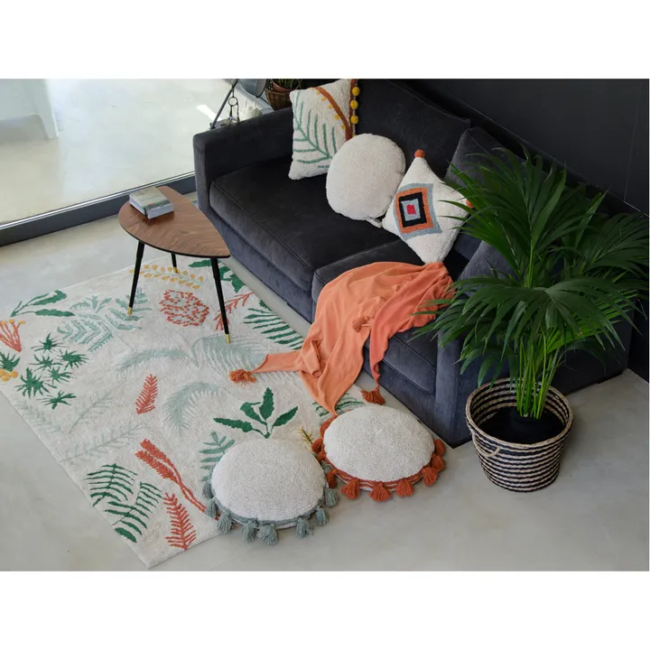 Lorena Canals Coussin de sol Circle | Terracotta