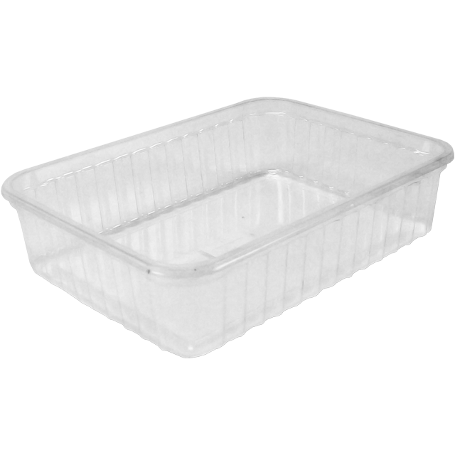 Bak, PS, 500ml, kilobak, 180x135x45mm, transparant