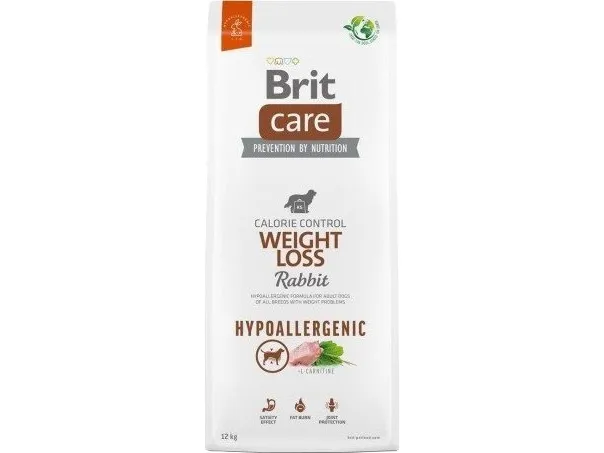 Brit Care Dog Hypoallergenic Weight Loss, Rabbit, 12 kg