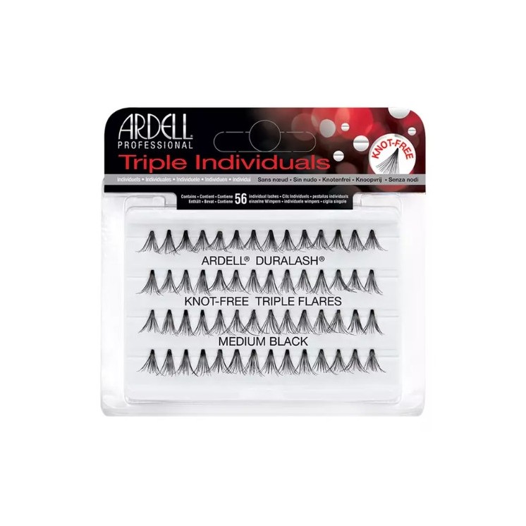 Ardell Triple Individual Tuft Set Medium Black 56-teilig