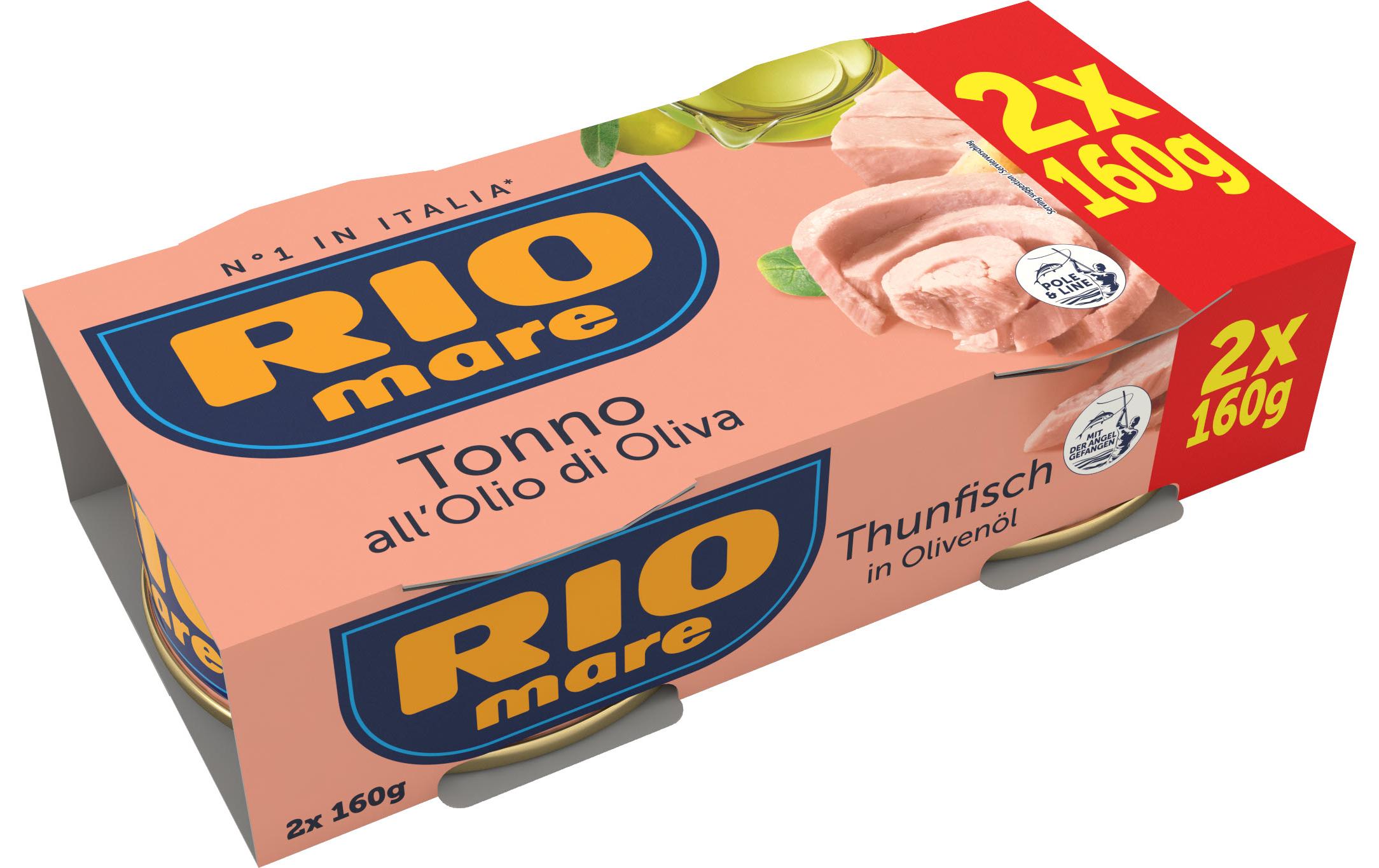Dose Thunfisch in Olivenöl 2 x 160 gThunfisch an Olivenöl