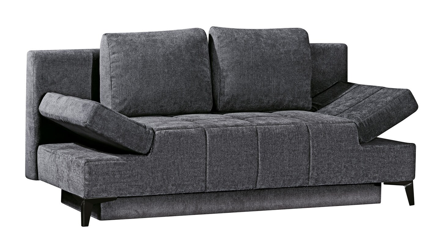 Schlafsofa TABBY 208 cm grau