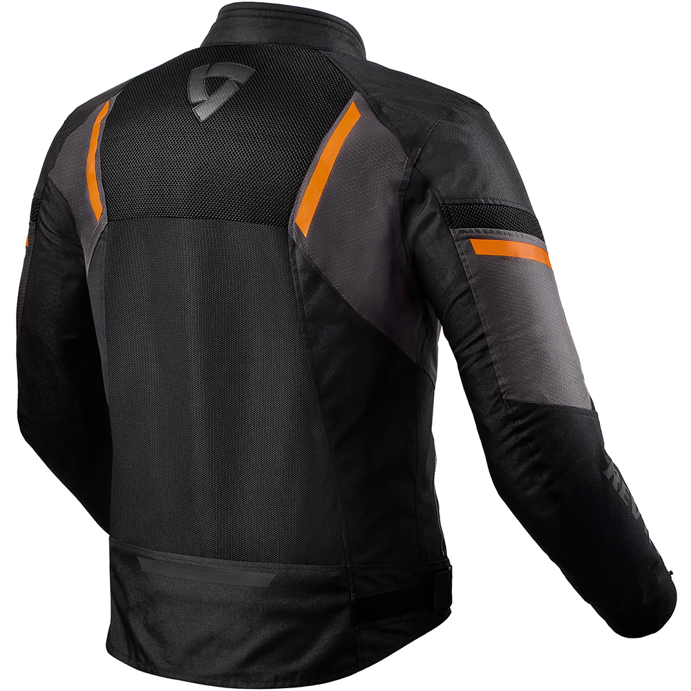 Rev'it - Blouson GT-R Air 3 Noir / Orange fluo