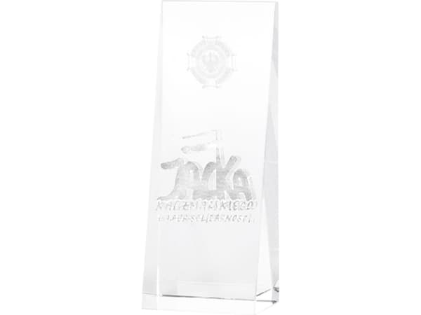 Victoria Sport Glass-trofé med 3D-gravering i etui