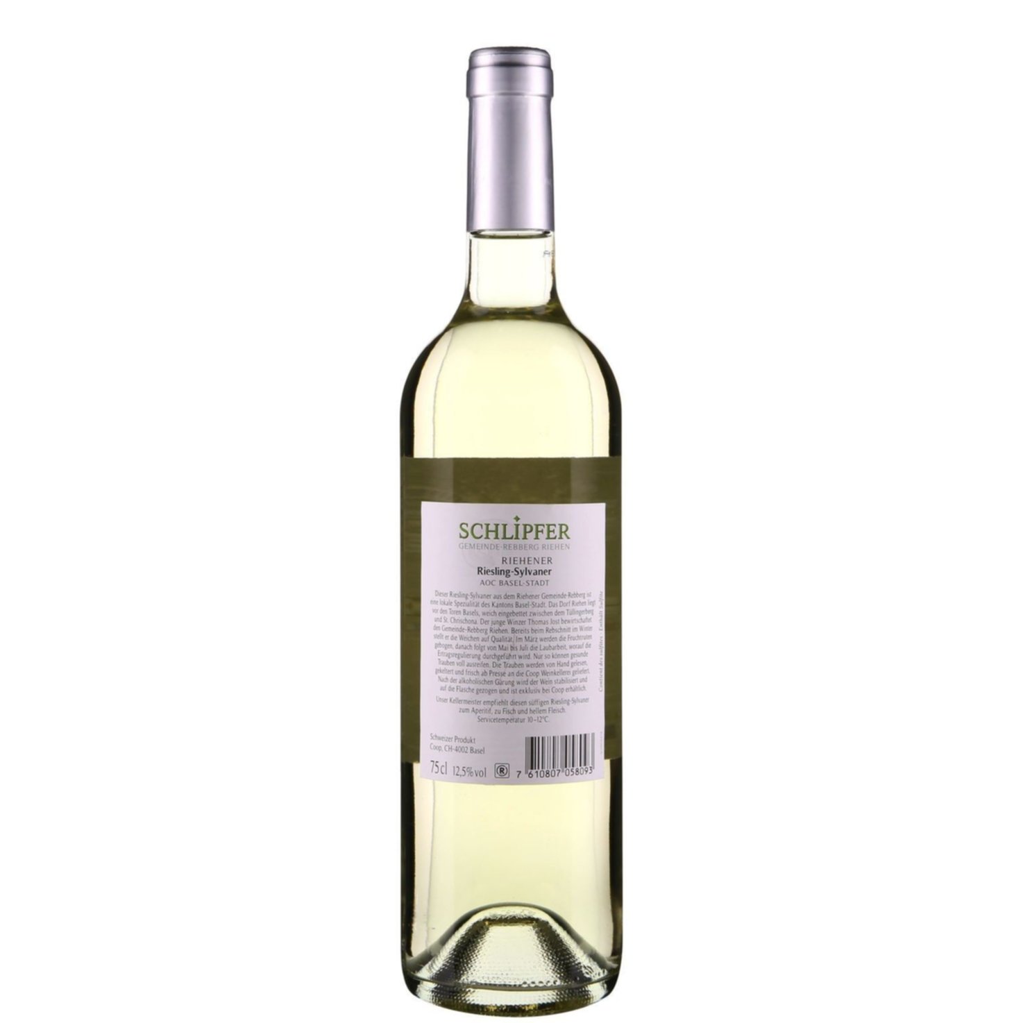Basel-Stadt AOC Riehner Riesling-Sylvaner Schlipfer -75cl