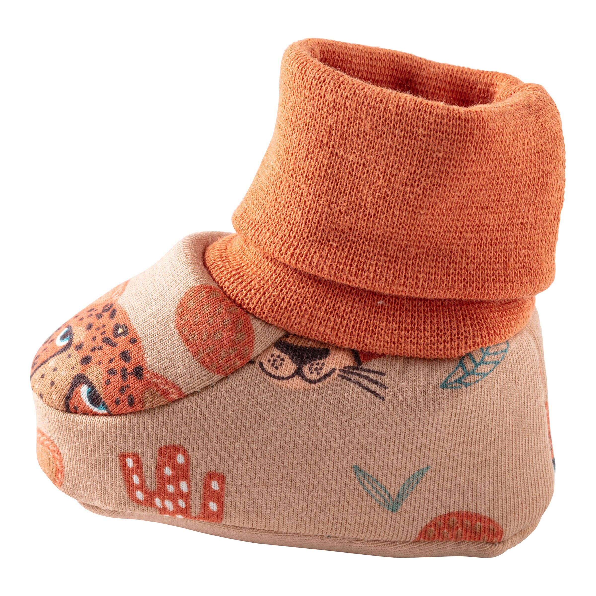 Jacob`s Baby-Schlupfschuhe orange/rosa