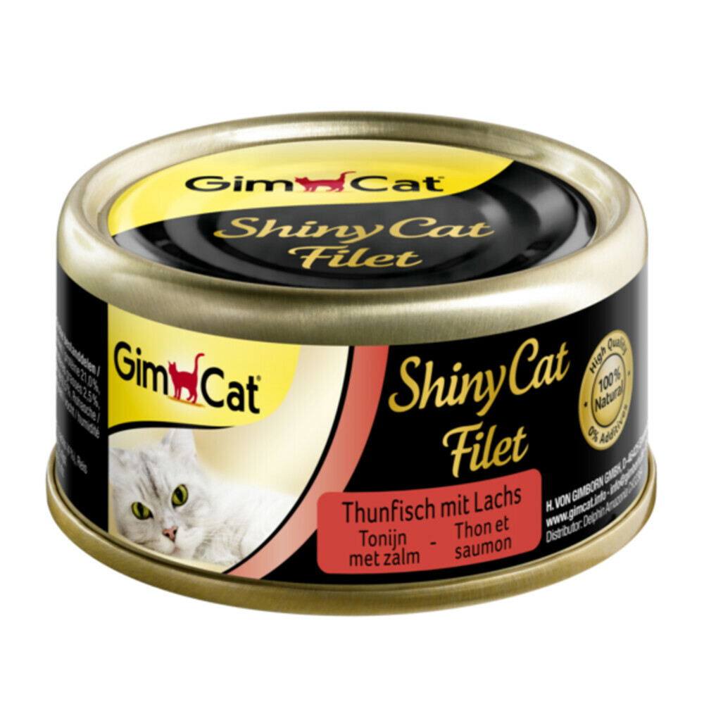 GimCat ShinyCat FiletTonijn & Zalm70 gr