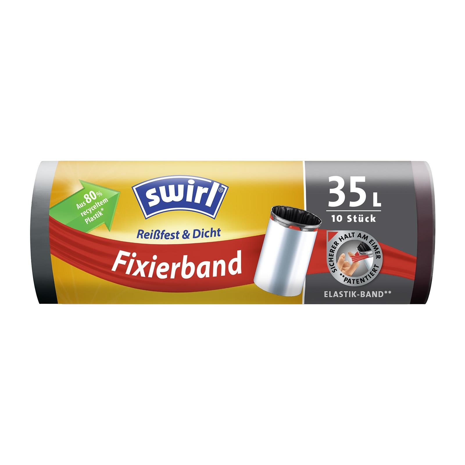 Swirl Elastisches Fixierband Müllbeutel 35L