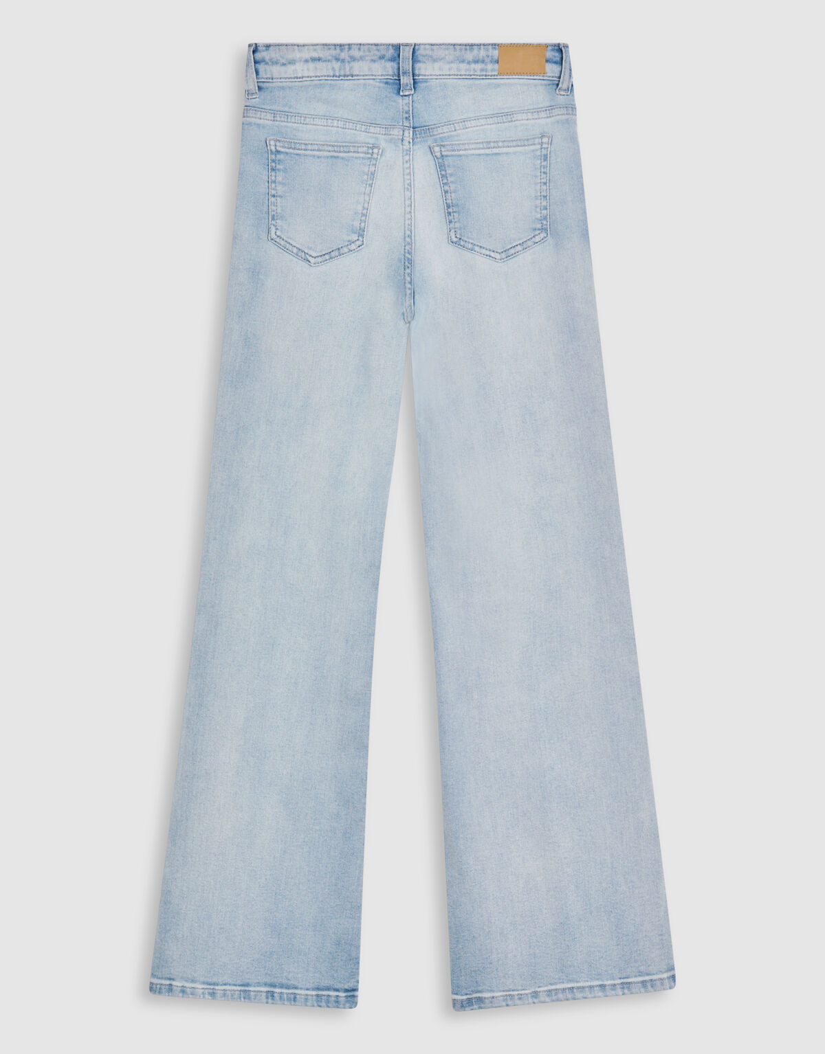 Flared Fit Jeans Bleached