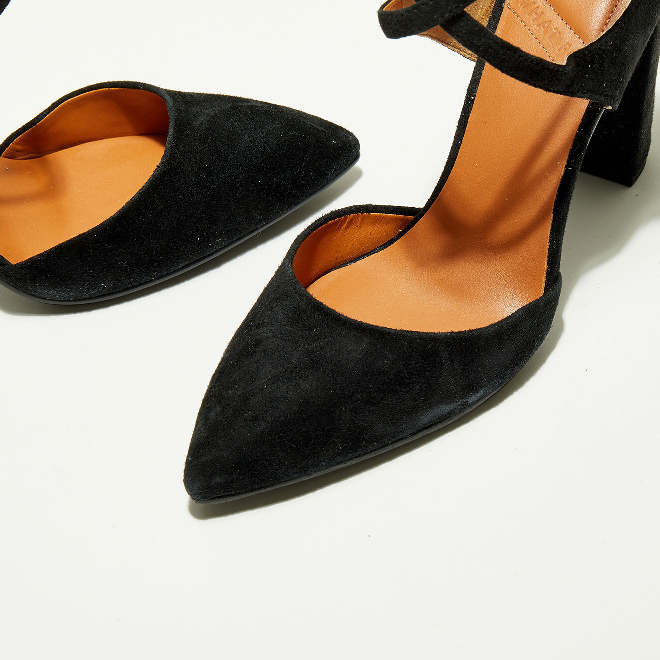 What For Babies en Velours de Cuir Elvis noires - Talon 9.5 cm