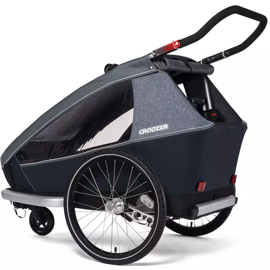 CROOZER Kinderfahrradanhänger Kid Vaaya 2 Graphite blue