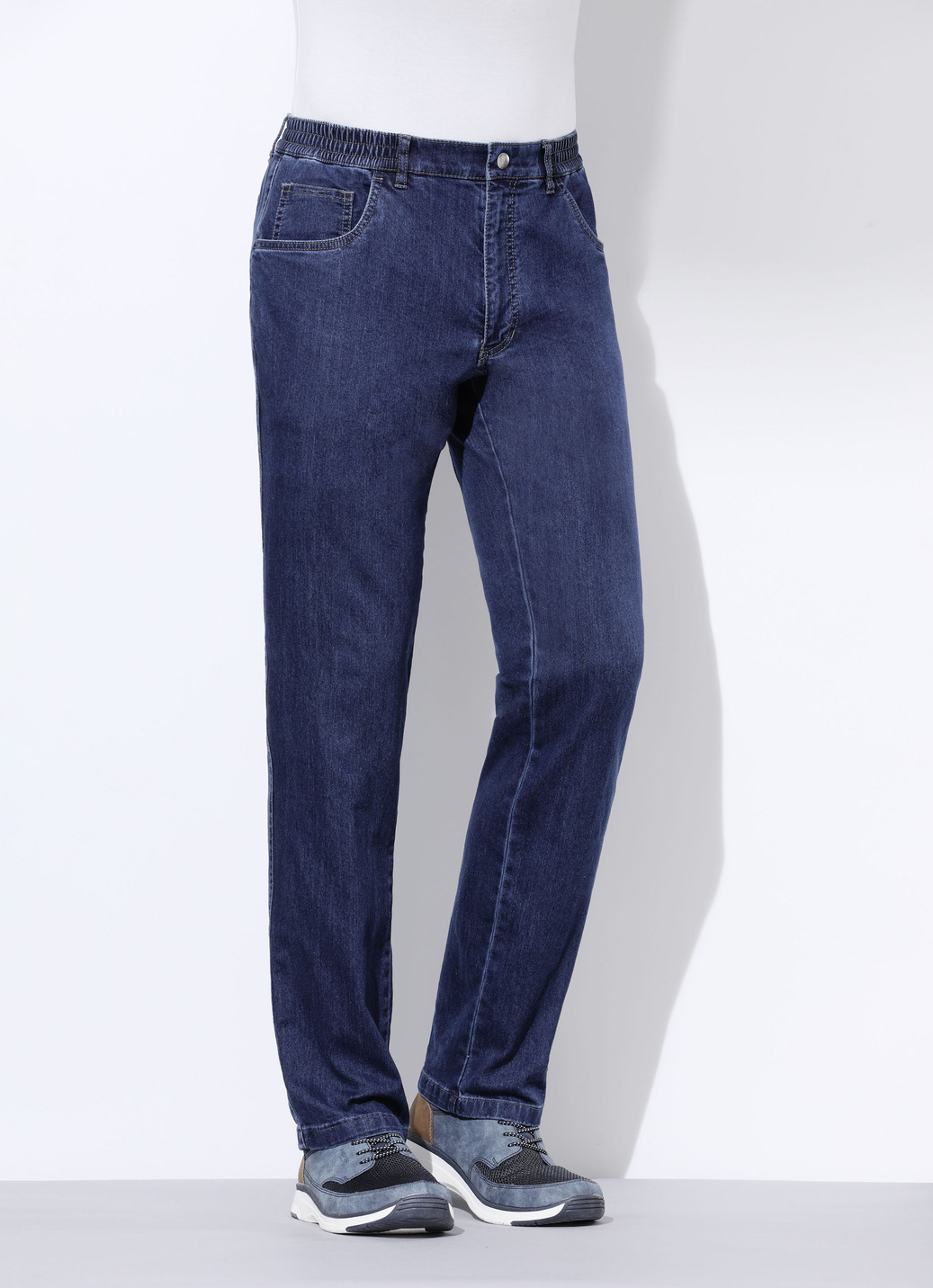 Jeans mit Gummibund in 3 Farben
