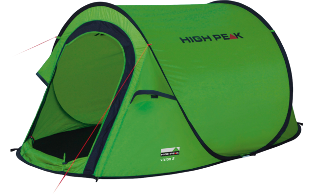 High Peak Vision 2 Einfachdach Pop Up Wurfzelt für 2 Personen
