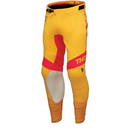 Pantalon cross Thor PRIME ANALOG 2023 - Jaune / Rouge