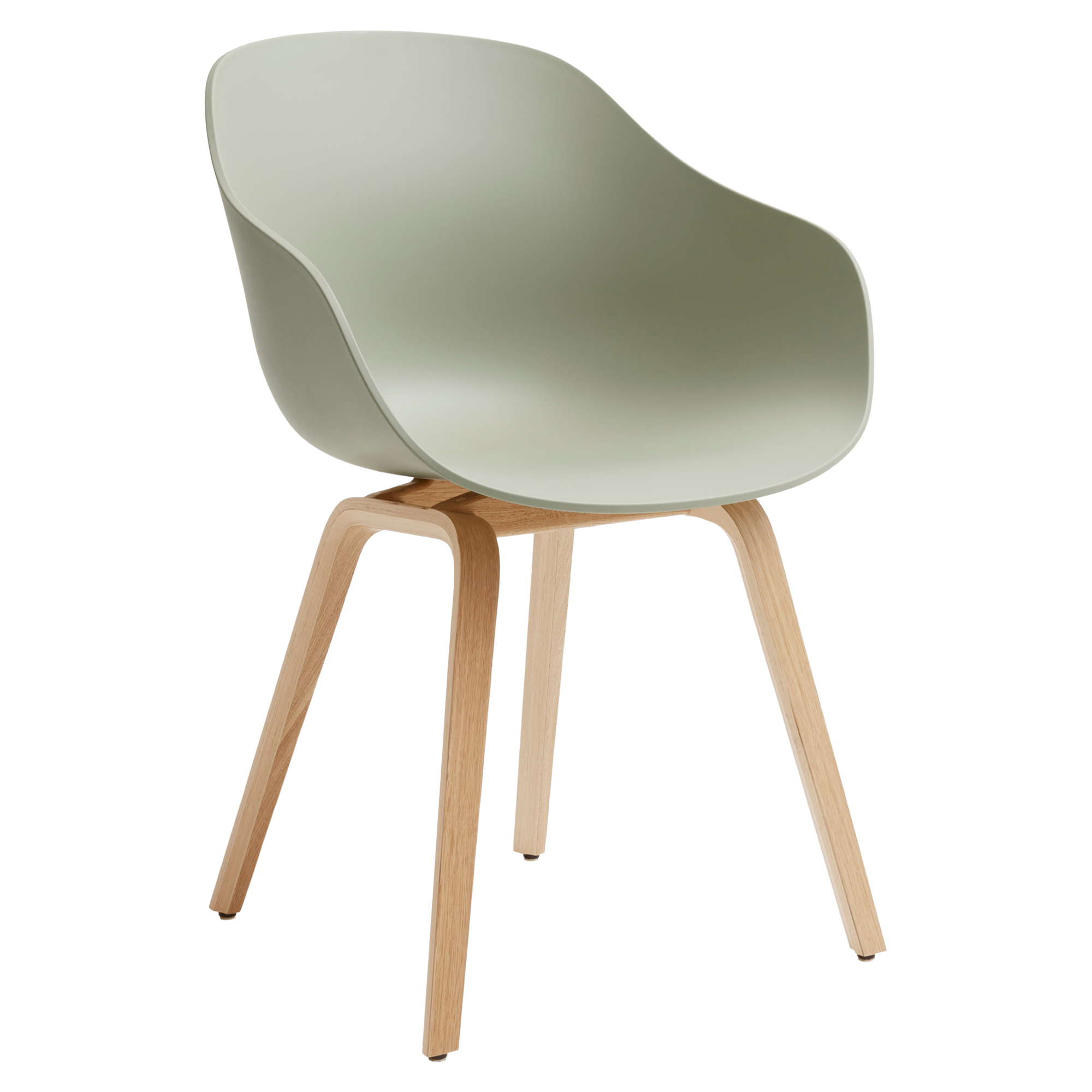 Eetkamerstoel AAC 222 gelakt onderstel pastel green 2.0