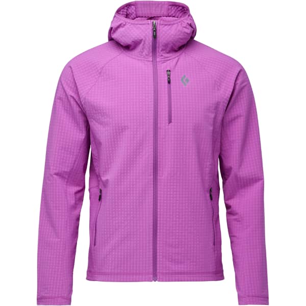 Veste polaire randonnée BLACK DIAMOND COEFFICIENT STORM FZ HOODY PITON PURPLE