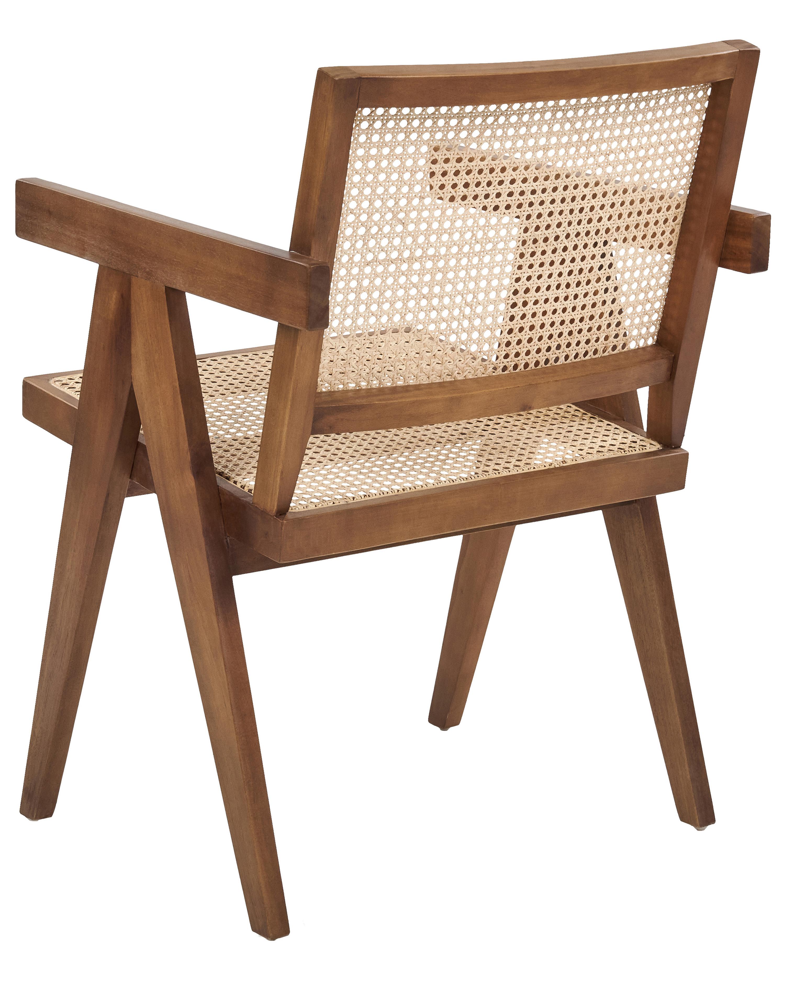 Eetkamerstoel WESTBROOK Mahoniehout Donkerbruin