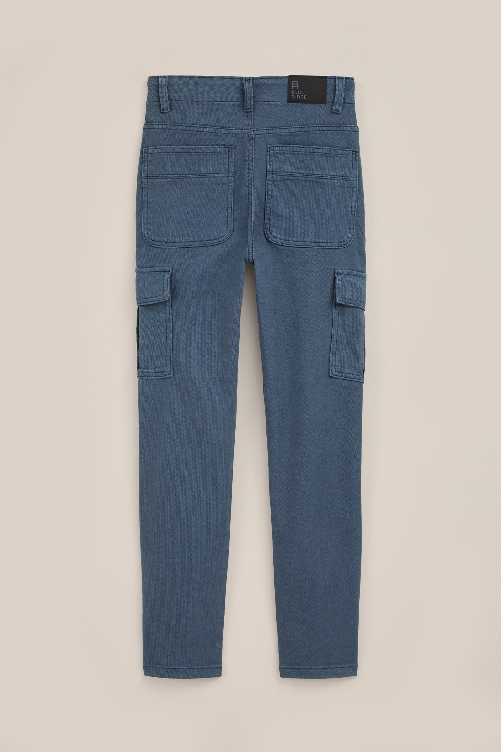 Jongens regular fit cargobroek WE Fashion Petrol