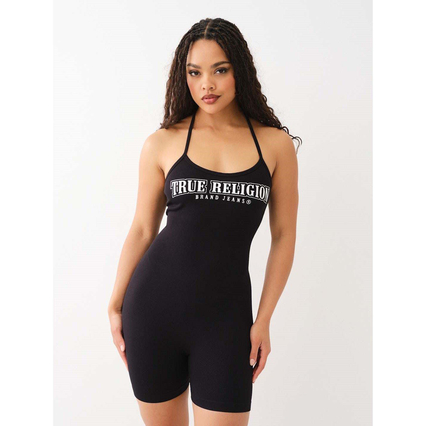 True Religion TR Active Strap Onesie Womens