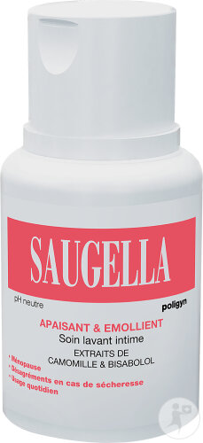 Saugella Poligyn Nettoyant Doux Muqueuses Fragiles Ou Asséchées Flacon 100ml
