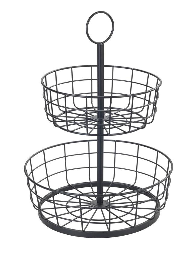 Etagere mit 2 Körben, praktisch und vielseitig einsetzbar