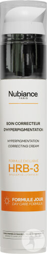 Nubiance HRB-3 Soin Correcteur D’Hyperpigmentation Visage Formule Jour IP30 Flacon 50ml