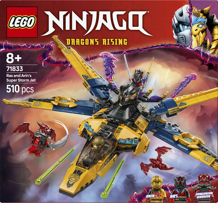 Lego Ras og Arins superstorm-jet 71833
