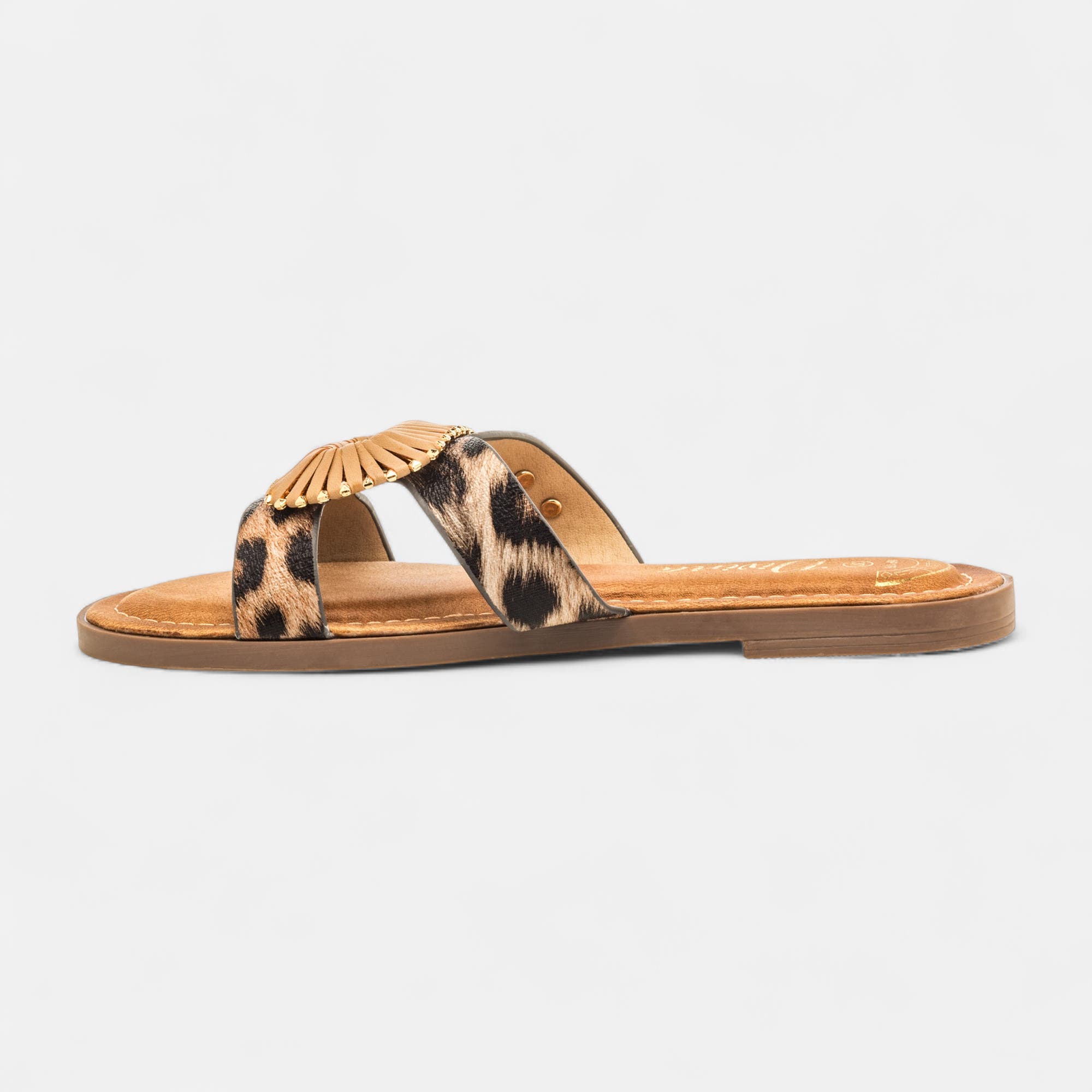 Mules Femme camel