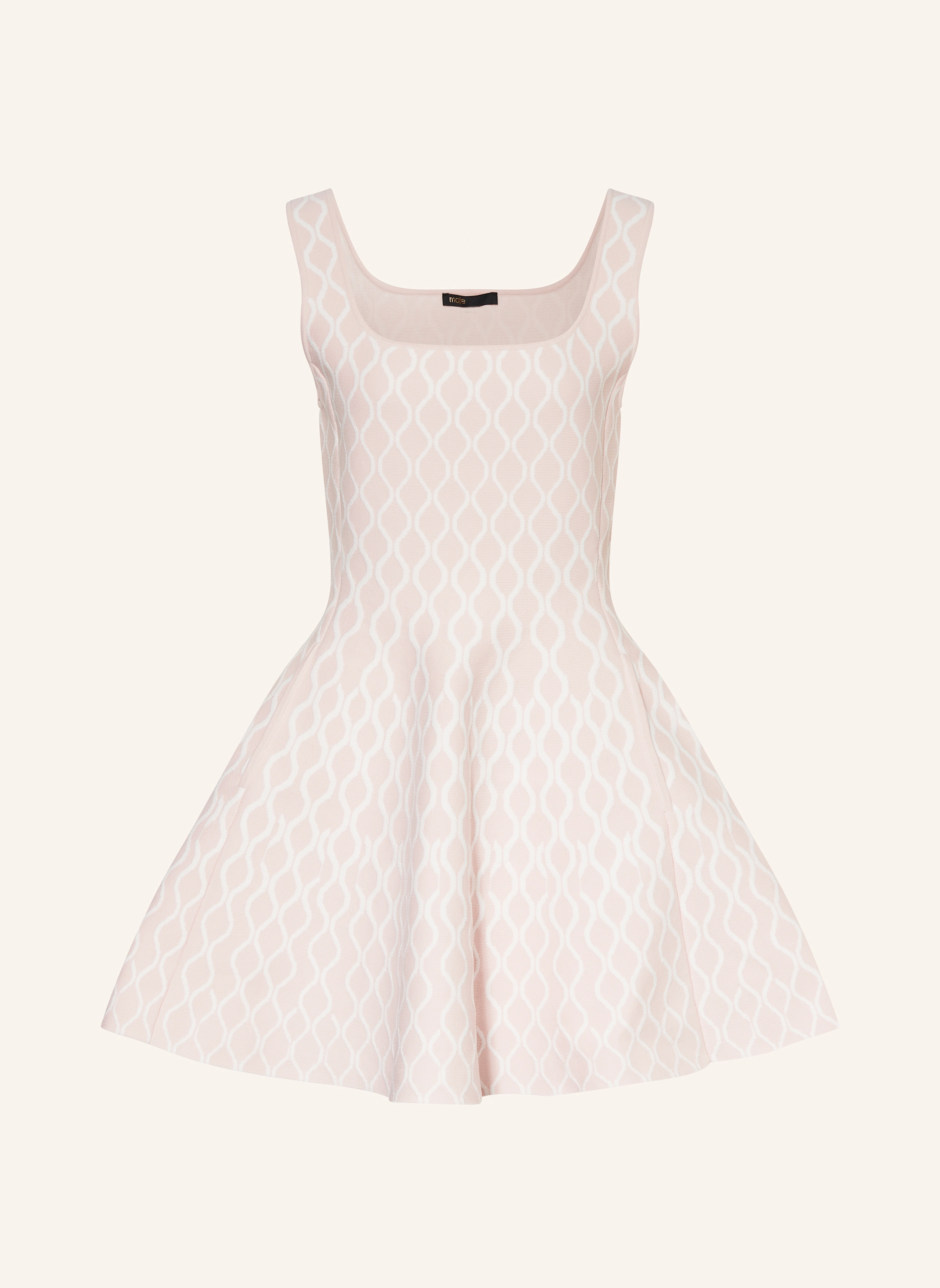 maje Jacquard-Kleid