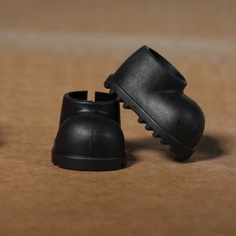 (1 Paar) Monsterhäschen Schuhe Puppen Zubehör Outfit Verkleidungs Accessoire - Schwarz