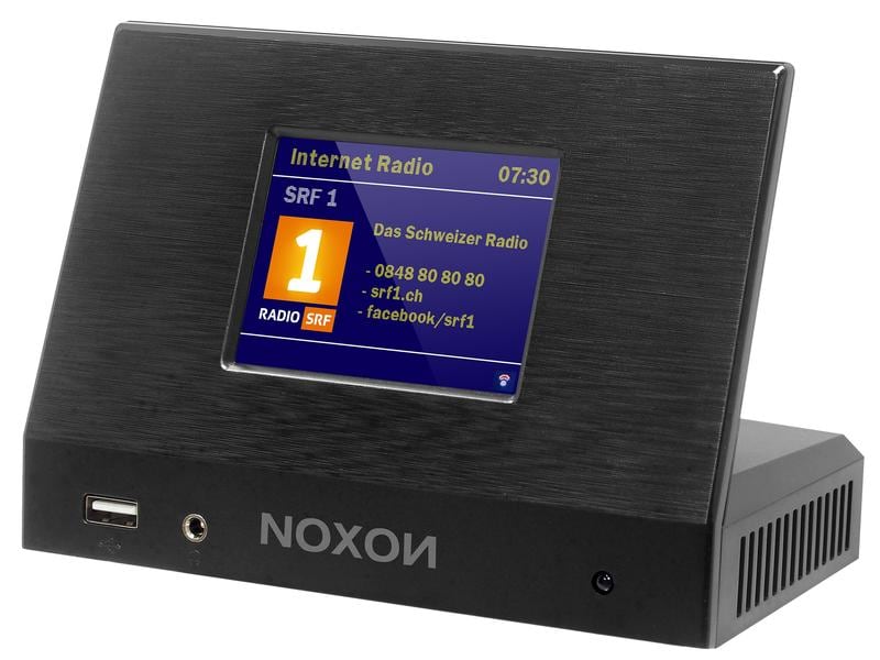 Noxon Radio-Tuner A120  Schwarz Netzwerk-Musik-Tuner für HiFi-Systeme