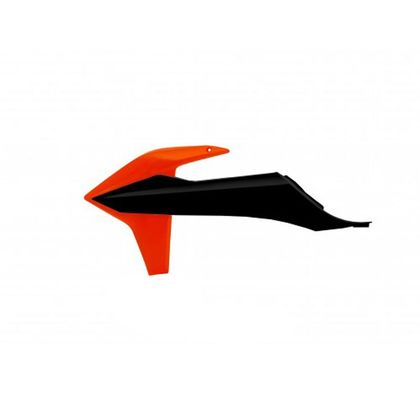 Ouie de radiateur Acerbis NOIR/ORANGE - Noir / Orange