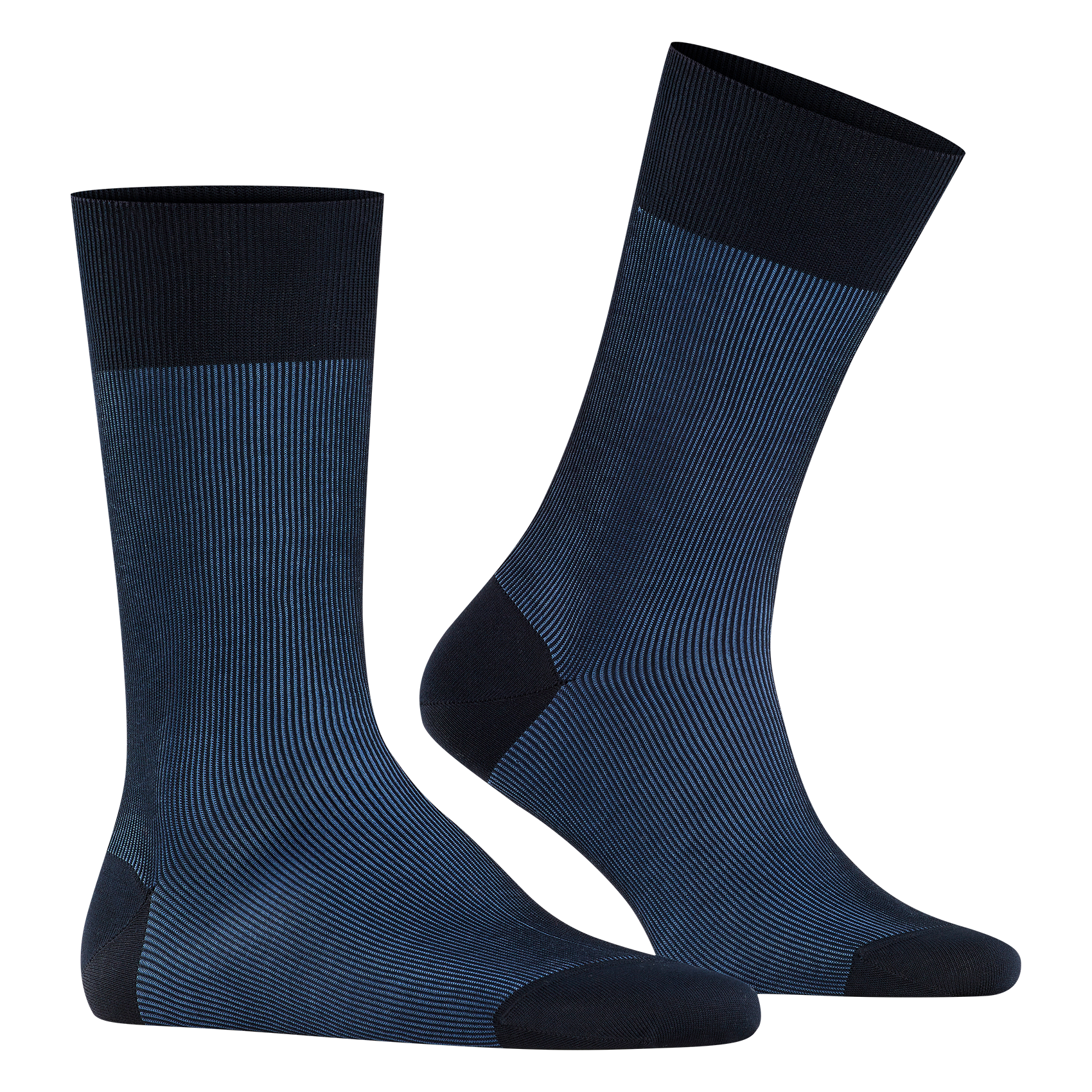 FINE SHADOW SO - Chaussettes hautes en coton mélangé | Bleu