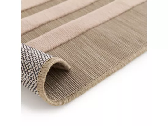 Tuli - Tapis contemporain à motif géométrique - Jaune moutarde - 160x230cm