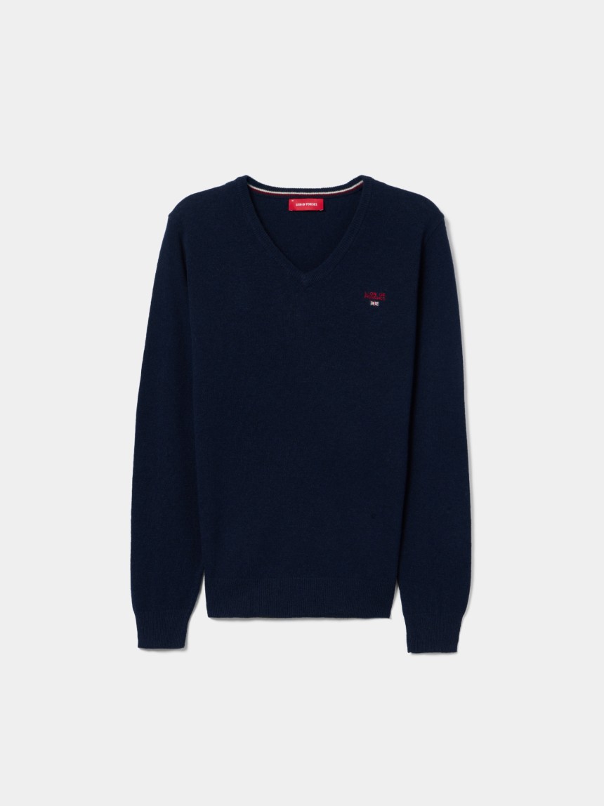 Pullover em mistura de lã