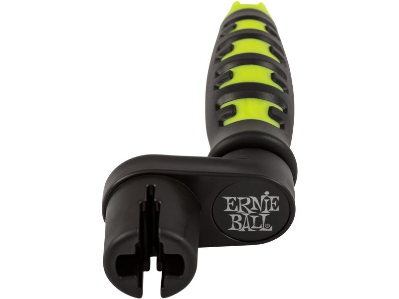 Ernie Ball Saitenkurbel Pegwinder Plus Kompakter Saitenwickler mit integriertem Stegstift-Entferner