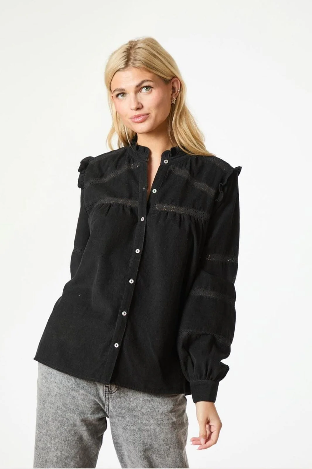 Neo Noir Isala Corduroy Shirt