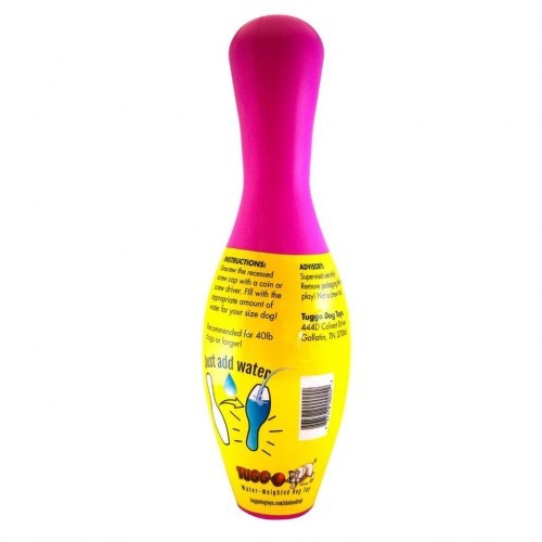 Tigela de brinquedo rosa para cachorro