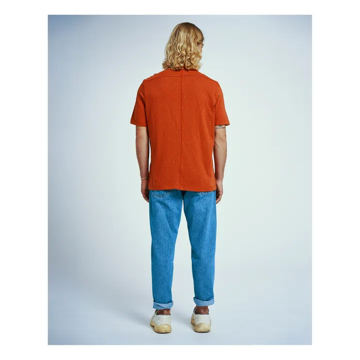 Homecore T-shirt Rodger H Coton Bio | Rouge brique