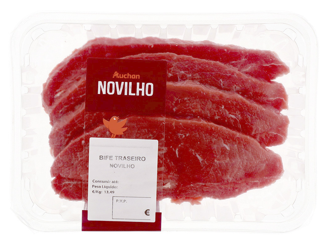 BIFE TRASEIRO NOVILHO AUCHAN KG