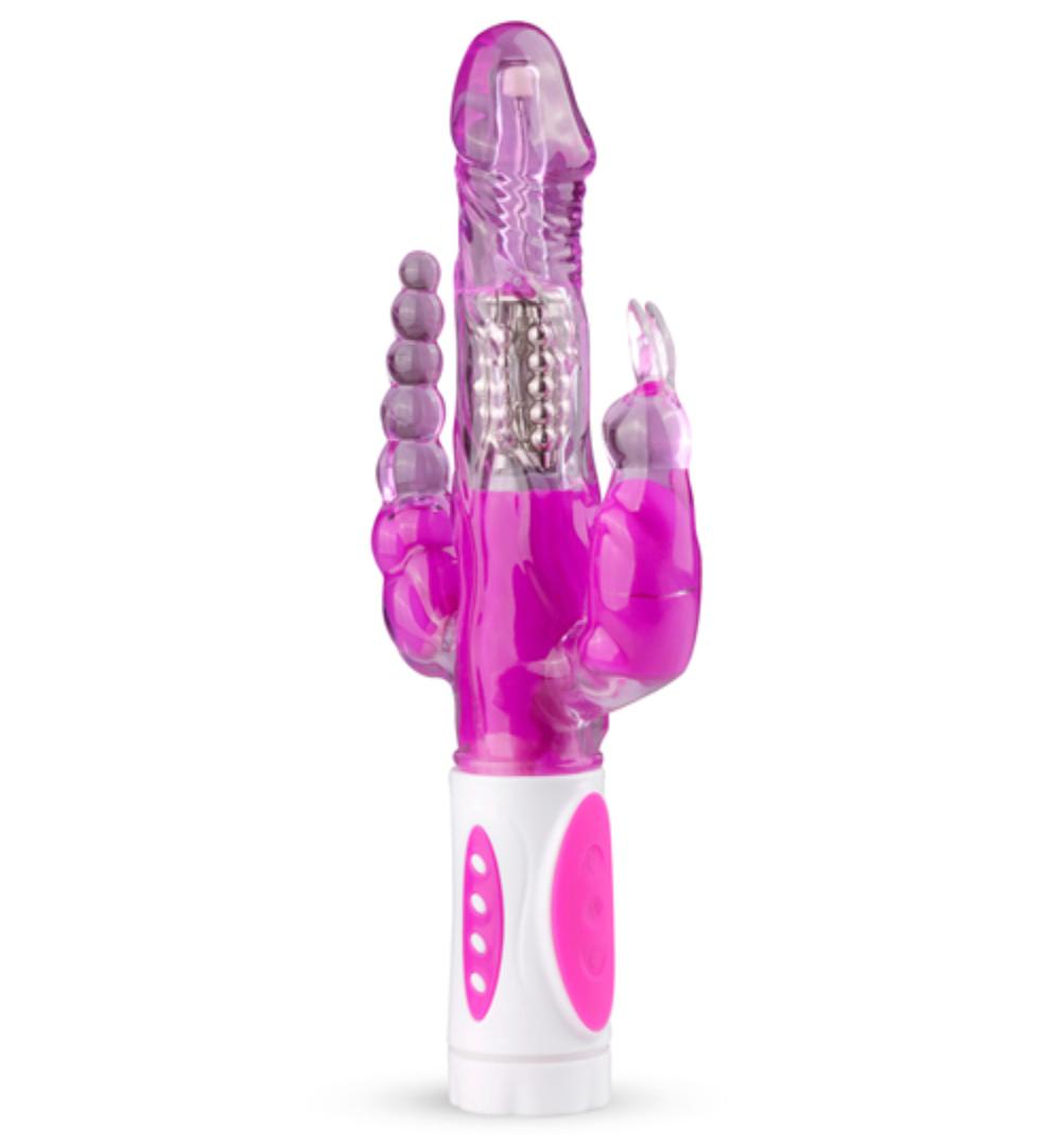 Easytoys Vibe Collection Raving Rabbit Vibrator – Paars (1 stuk)