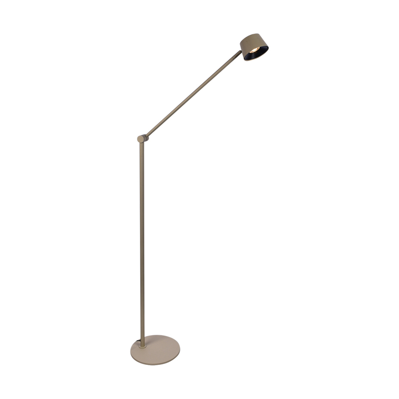 Vloerlamp Casper laag olijfgroen