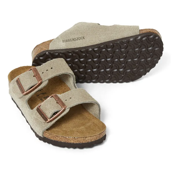BIRKENSTOCK Sandales Arizona Cuir Suede | Taupe