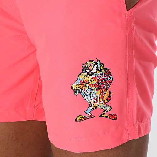 Short De Bain Taz Graff Rose Fluo