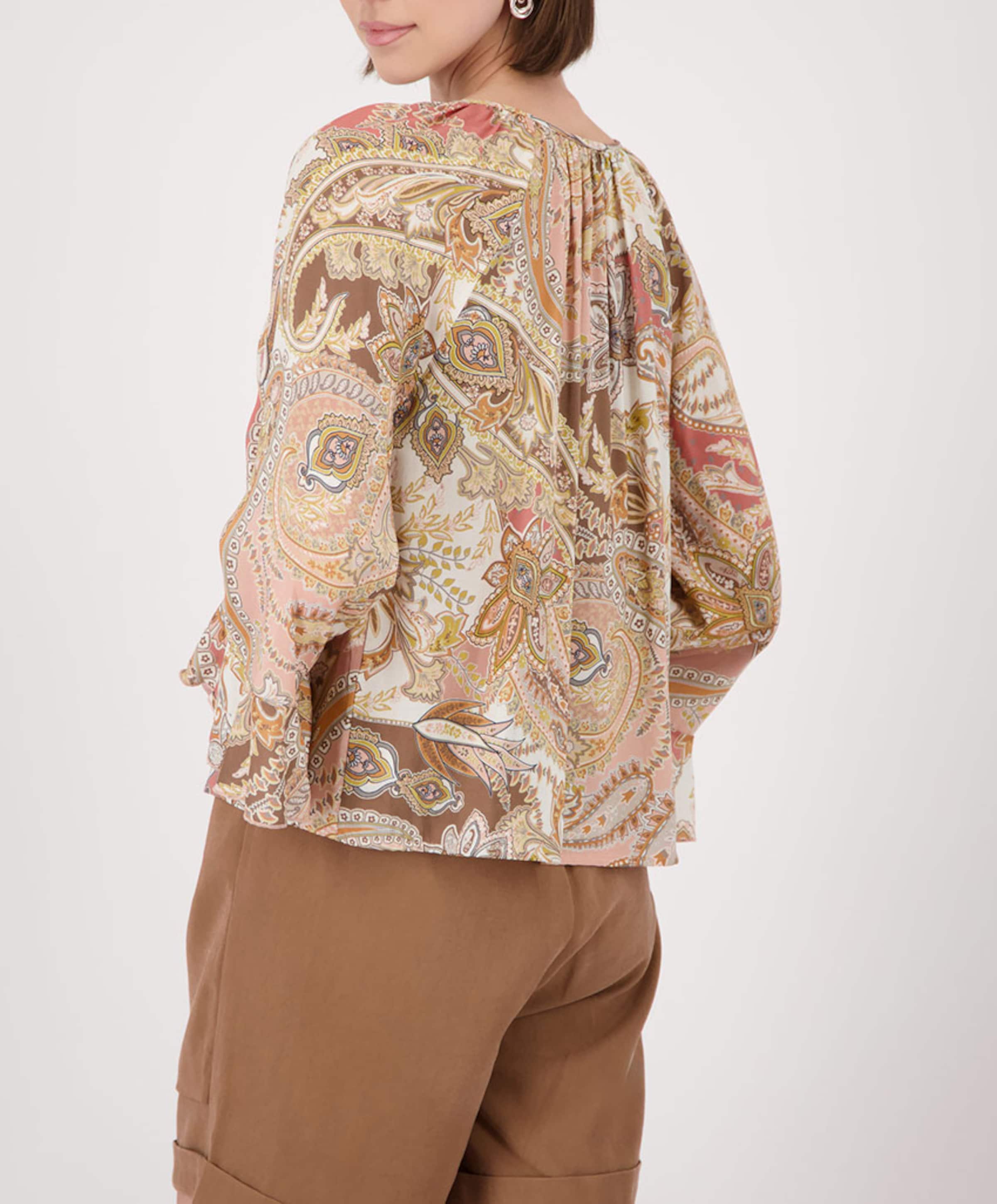 Monari Dames blouse beige