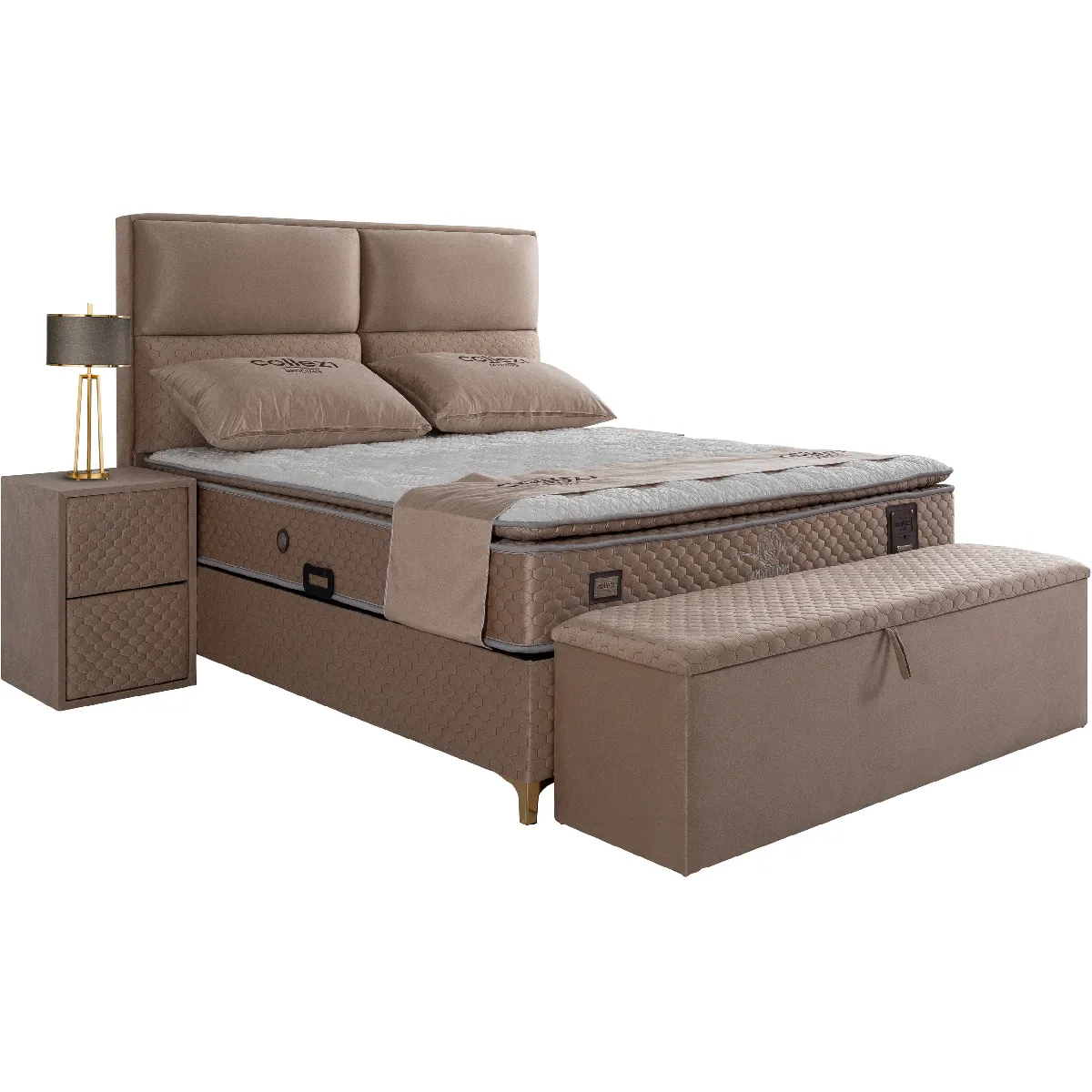 Vivenla Amsterdam Banc Coffre Beige