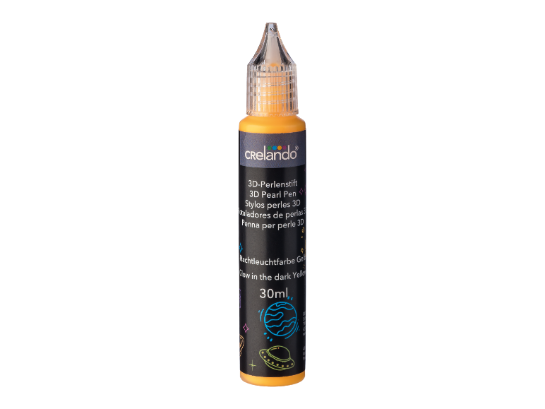 Glow-in-the-dark verf 4 x 30 ml