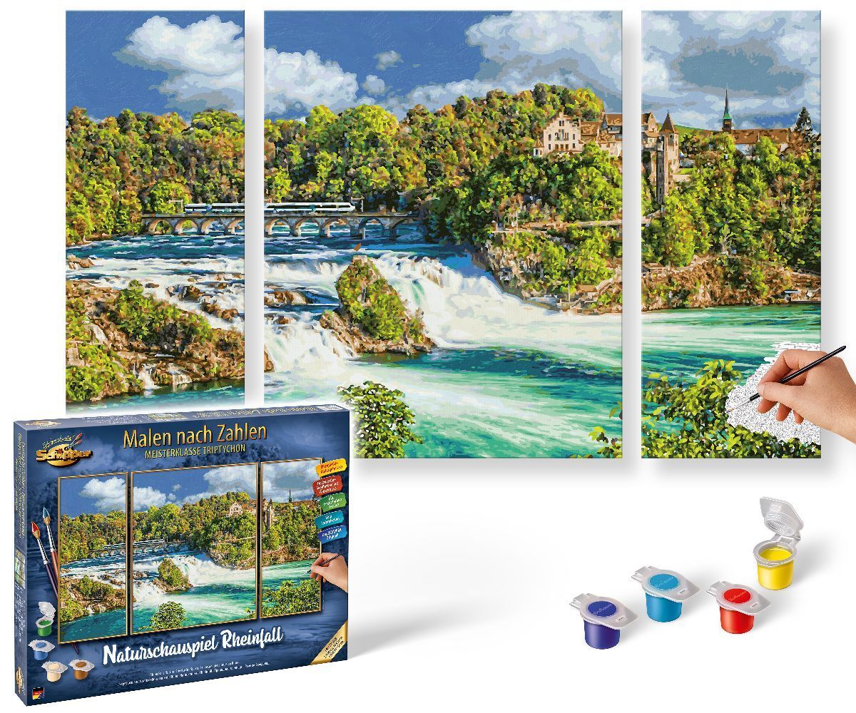 Malen nach Zahlen - Naturschauspiel Rheinfall